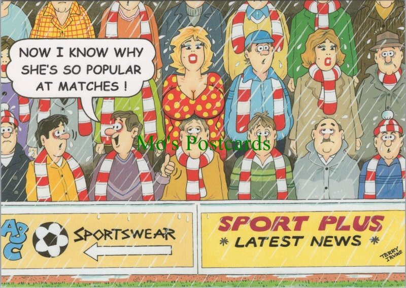 Comic Postcard - Sports - Football Match Crowd - Spectators  Ref.RR15035 