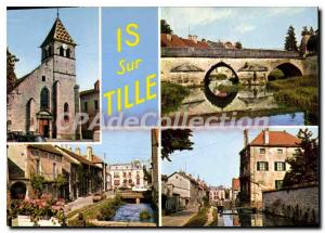 Postcard Modern IS-sur-TILLE memory