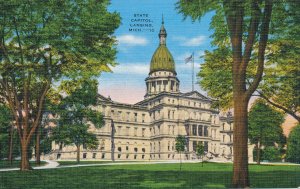 Lansing MI, Michigan - State Capitol Building - Linen