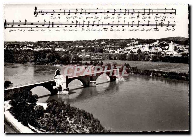 Postcard Modern Avignon Pont St Benezet Bridge of Avignon