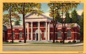 Connecticut Stamford Ferguson Library 1947 Curteich