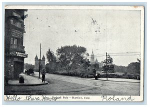 1906 Bushnell Park Hartford Connecticut CT PMC Provincetown MA Postcard 