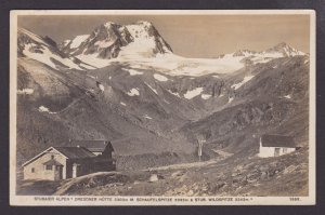 AUSTRIA, Vintage postcard, Dresdner Hütte, Stubai Alps