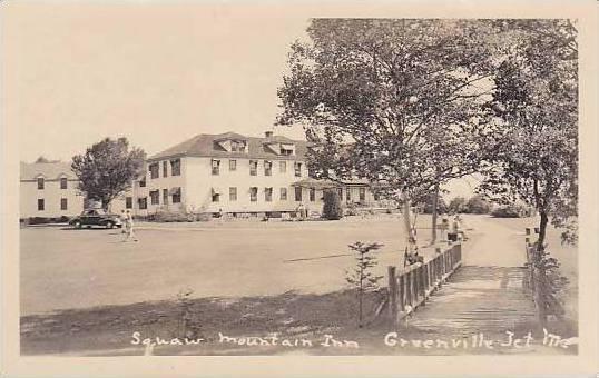 Maine Greenville Squaw Mountain Inn Real Photo RPPC