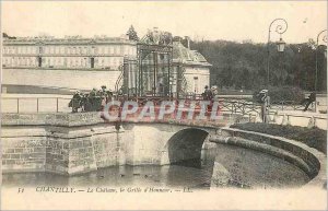 Old Postcard Chantilly Chateau Honor the Grid