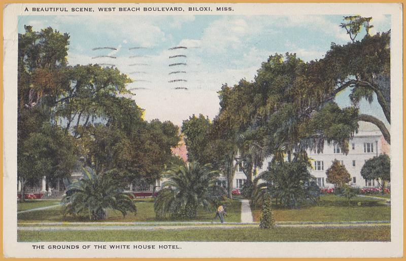 Biloxi, Miss., West Beach Boulevard, White House Hotel - 1927