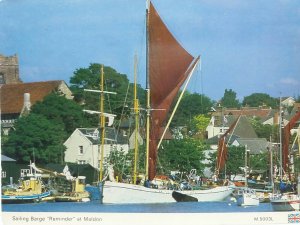 The Sailing Barge Reminder at Maldon Essex Vintage Postcard photo by L Doyle