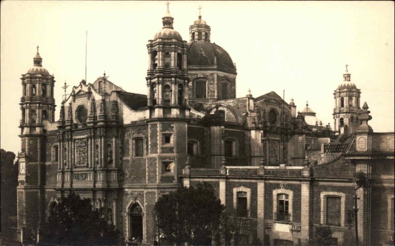 Hugo Brehme #134 - Mexico - Guadalupe Hidalgo c1910 Real Photo Postcard