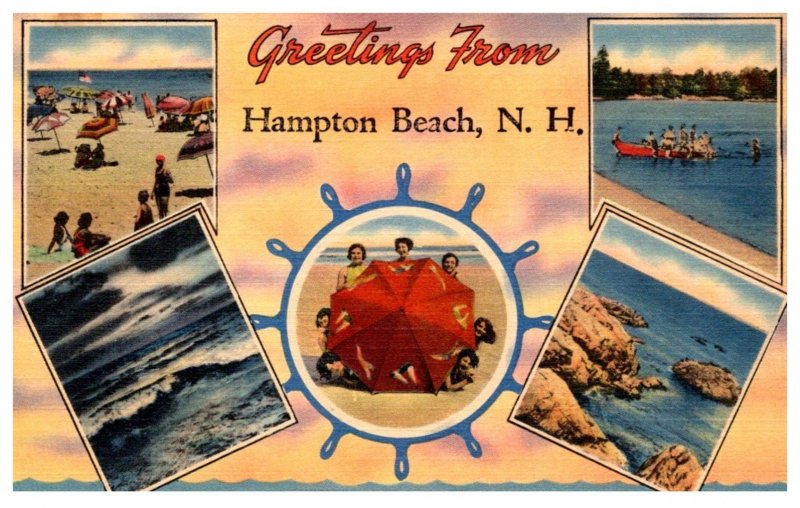 New Hampshire  Hampton Beach , Greetings from