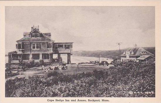 Massachusetts Rockport Cape Hedge Inn And Annex Albertype