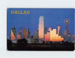 Postcard Lights Of Dallas, Texas