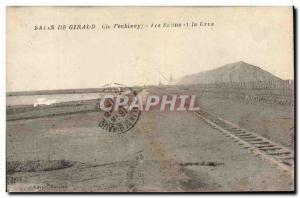 Old Postcard Folklore Salterns Salin de Giraud Co. Pechiney Saline and Greve