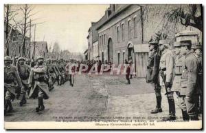 Old Postcard Medaille The General Allenby just decorate an Army regiment