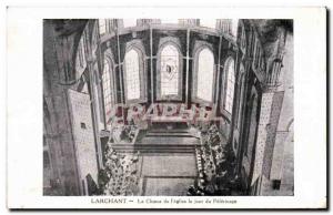 Larchant - The Choir of the Church - Old Postcard