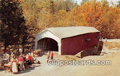 Narrows Covered Bridge Parke County, IN, USA Unused 