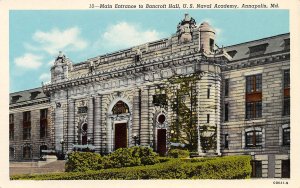 Main Entrance Bancroft Hall US Naval Academy Annapolis Maryland