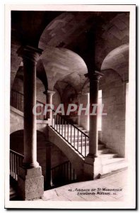 Postcard Abbey of St Wandrille Steps Matins