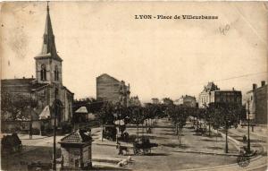 CPA LYON Place de VILLEURBANNE (614752)
