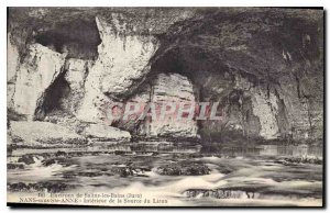 Old Postcard surroundings Salins les Bains Jura Nans sous Ste Anne Interior o...