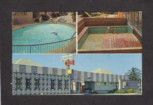 CA Kensington Motel Santa Monica Pool Calif California Postcard