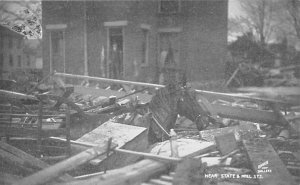 Near State and Mills Streets Ohio Flood - Columbus, Ohio OH Postcard