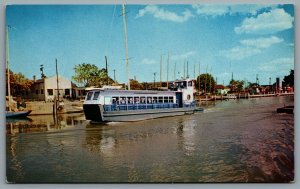 Postcard Port Huron MI c1960s Black River City of Port Huron Passenger Ferry