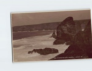 Postcard At Bedruthan Steps, England