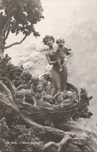 Sculpture Mastroianni fine art postcard - The Nest 1912