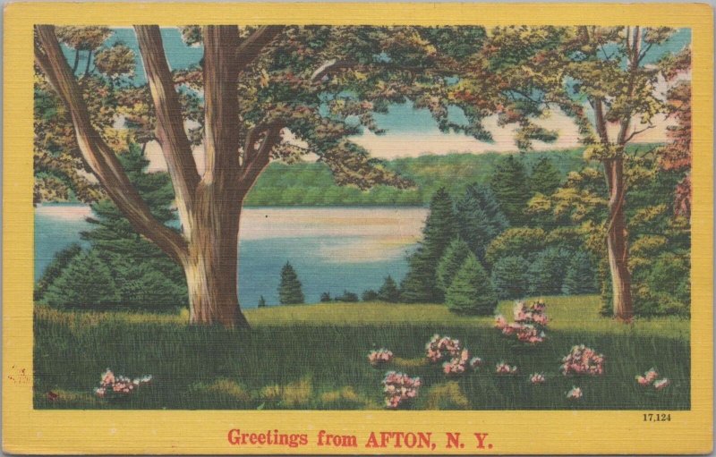 Postcard Greetings from Aston NY