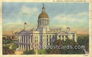 Atlanta, Georgia, GA State Capital USA 1944 postal used 1944