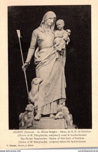 France Albert The Divine Shepherdess Statue Of Our Lady Of Brebieres Before T...