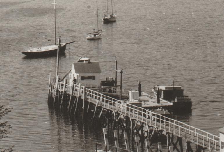 RPPC View of Boothbay Harbor, Maine from McKown Hill