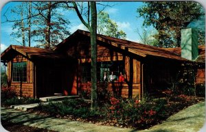 Columbus Ohio 1960s Postcard Blacklick Woods Metro Park Beech Maple Lodge PC17