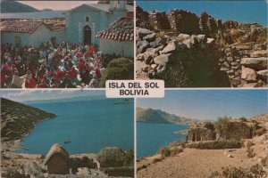 Bolivia Postcard - Isla Del Sol Bolivia, Chinkana Templo Del Sol  RR18064
