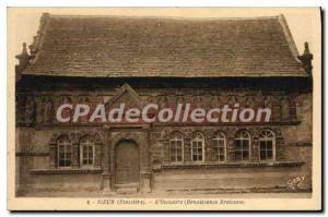 Postcard Old Sizun Finistere Ossuary