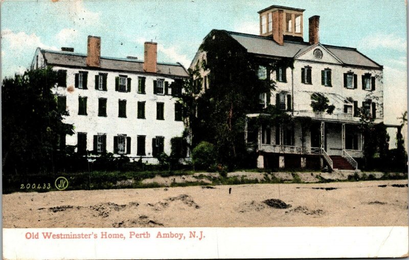 Vtg Perth Amboy NJ Old Westminster's Home The Proprietary House 1905