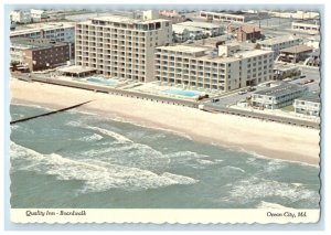 c1950's Scene at Quality Inn - Boardwalk Ocean City Maryland MD Vintage Postcard