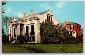 Natchez Mississippi~Richmond Home~Greek Revival Architecture~1950s Postcard