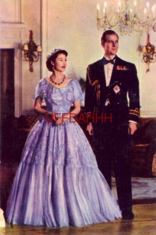 1955 THE ROYAL COUPLE, QUEEN ELIZABETH II & THE DUKE OF EDINBURGH