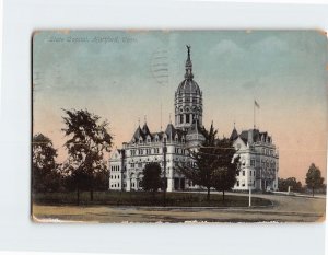 Postcard State Capitol, Hartford, Connecticut