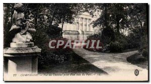 Old Postcard Compiegne a corner taken Chateau Park View