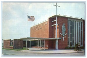 c1960 Our Lady Skies Roman Catholic Chapel Airport Ozon Park New York Postcard