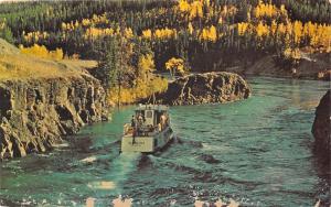 Whitehorse Rapids Yukon Canada~Excursion Boat Schwatka in Passage~1964 Pc