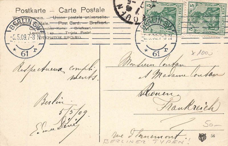 Germany Berliner Typen Mathias Weber der grosse Reformdichter, Postcard.
