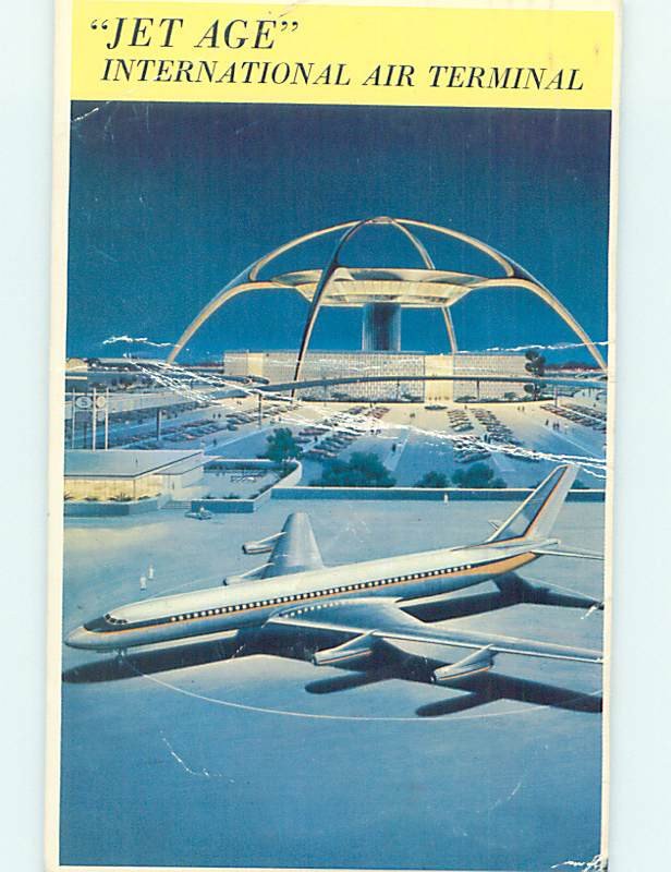 Pre-1980 AIRPORT SCENE Los Angeles California CA AF1280