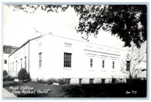 c1940's Post Office Building View San Rafael Zan CA RPPC Photo Postcard
