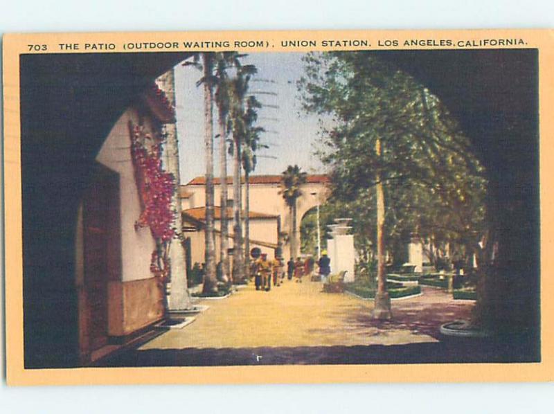 Linen PATIO AT WAITING ROOM Los Angeles California CA ho1596