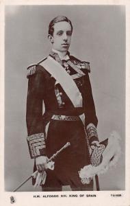 Spain Royalty King Alfonso Real Photo Antique Postcard (J29559)