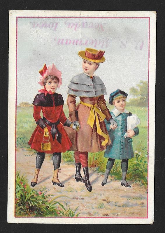 VICTORIAN TRADE CARD Alderman Charter Oak Ironware