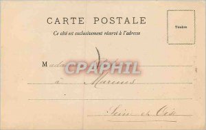 Postcard Old Bordeaux Girondins Monument (map 1900)